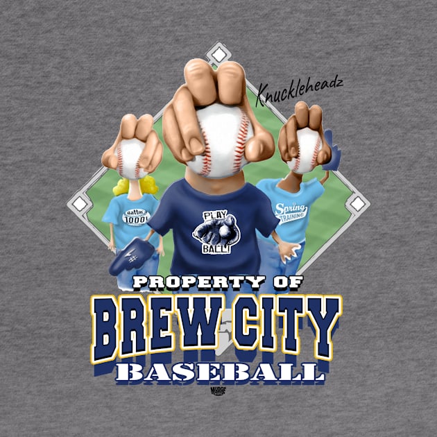 Knucklehead for Brew City Baseball by MudgeSportswear